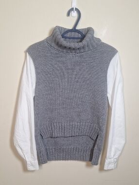 Anthropologie Pilcro Twofer Turtleneck Sweater Size M